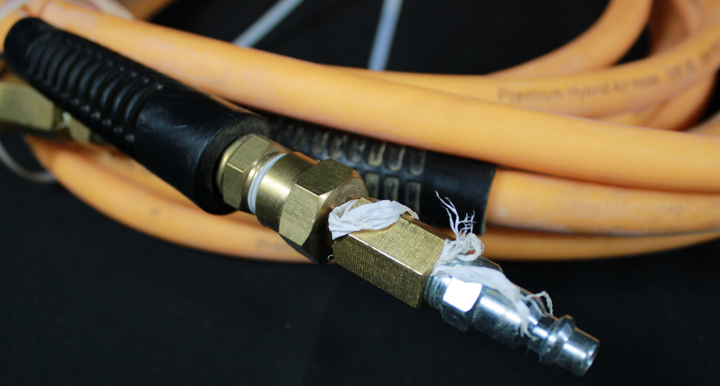 Premium 3/8" Hybrid Air Hose - 300 PSI with Quick Connect Fittings