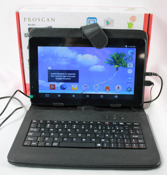 Proscan 9" Tablet Bundle with Integrated Keyboard Case