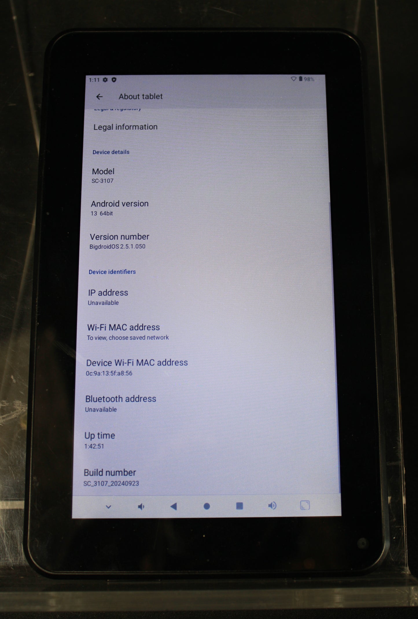 SuperSonic Sonic 7" Android 13 Tablet (SC-3107) - 32GB Storage, 4GB RAM