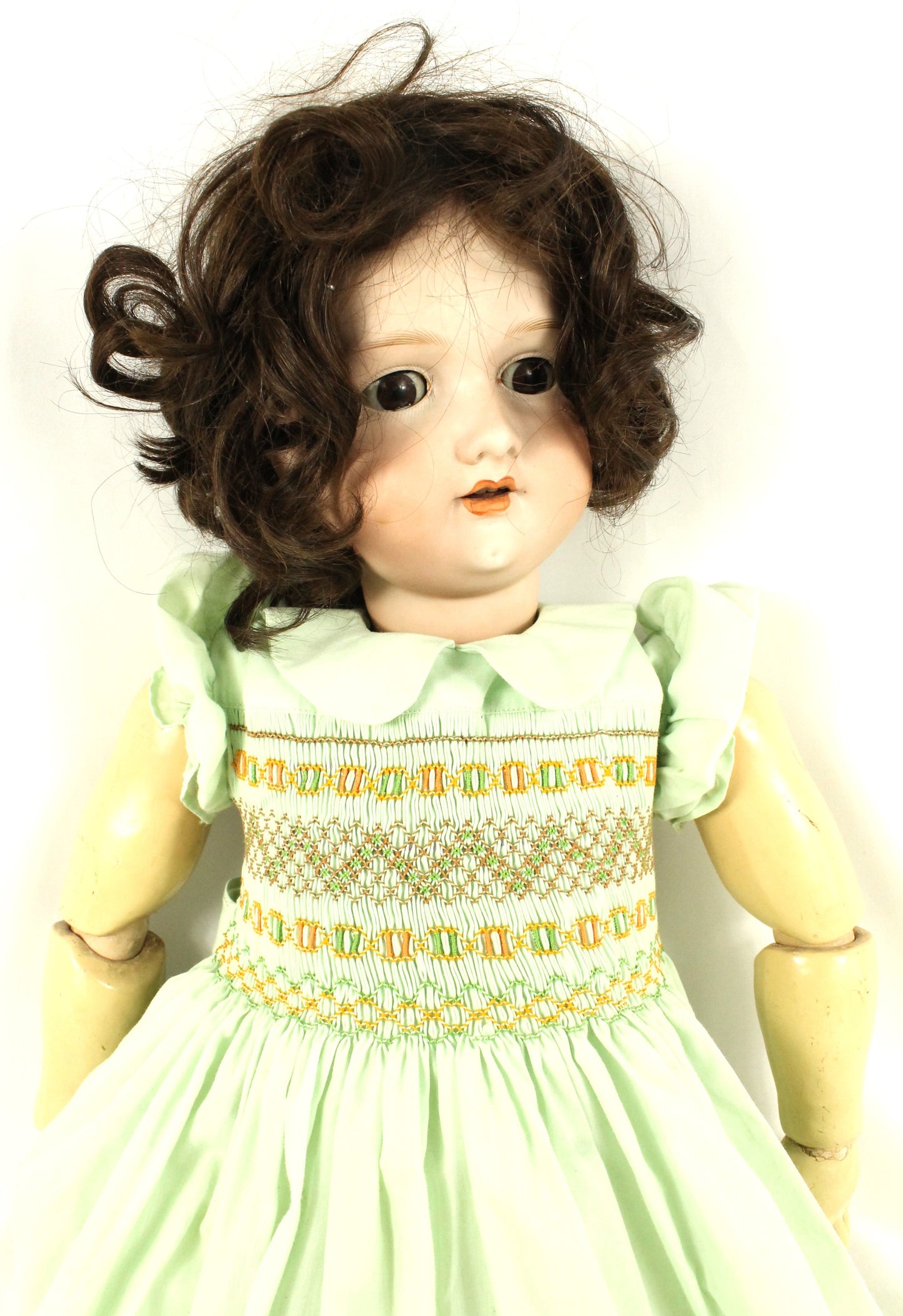 Armand Marseille Large Antique 390 Doll with Hair