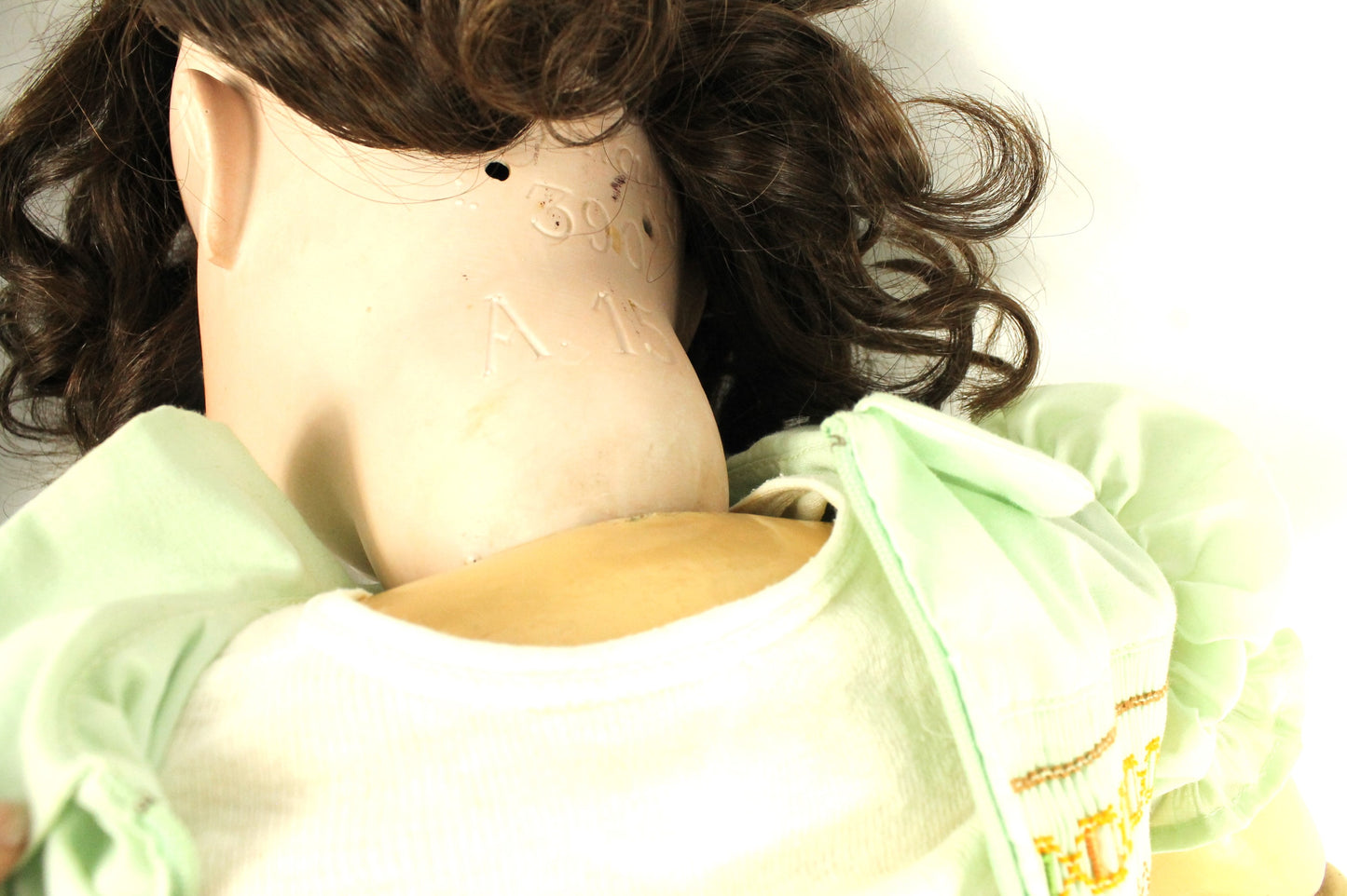 Armand Marseille Large Antique 390 Doll with Hair
