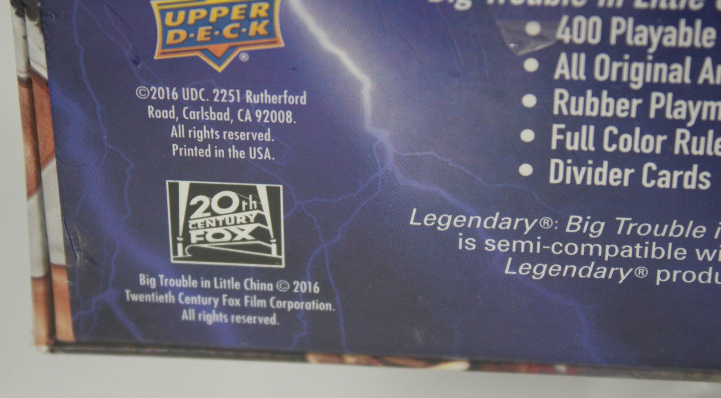 Upper Deck Legendary: Big Trouble in Little China Deck Building Game
