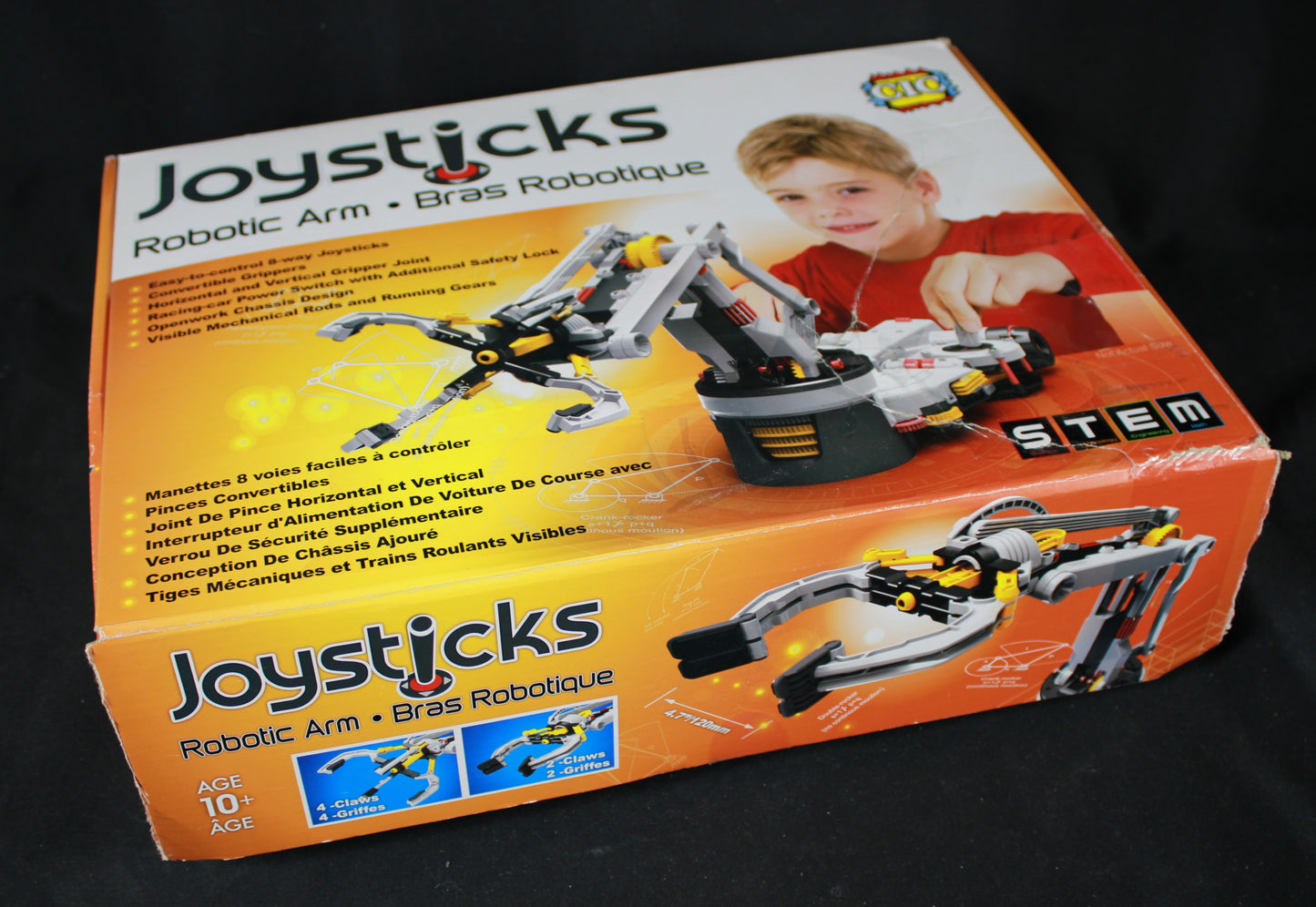 CIC Joysticks Robotic Arm - Complete 4-Axis STEM Engineering Kit