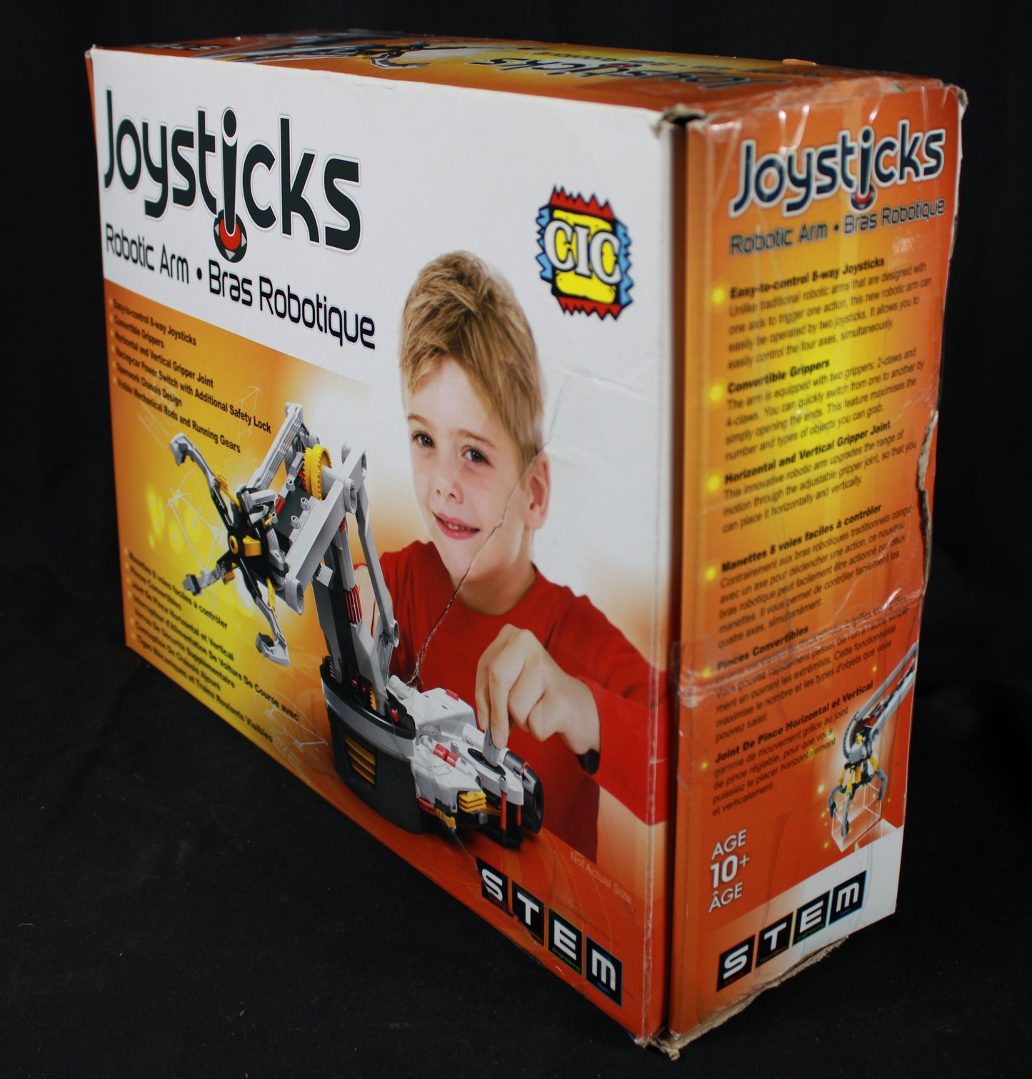 CIC Joysticks Robotic Arm - Complete 4-Axis STEM Engineering Kit