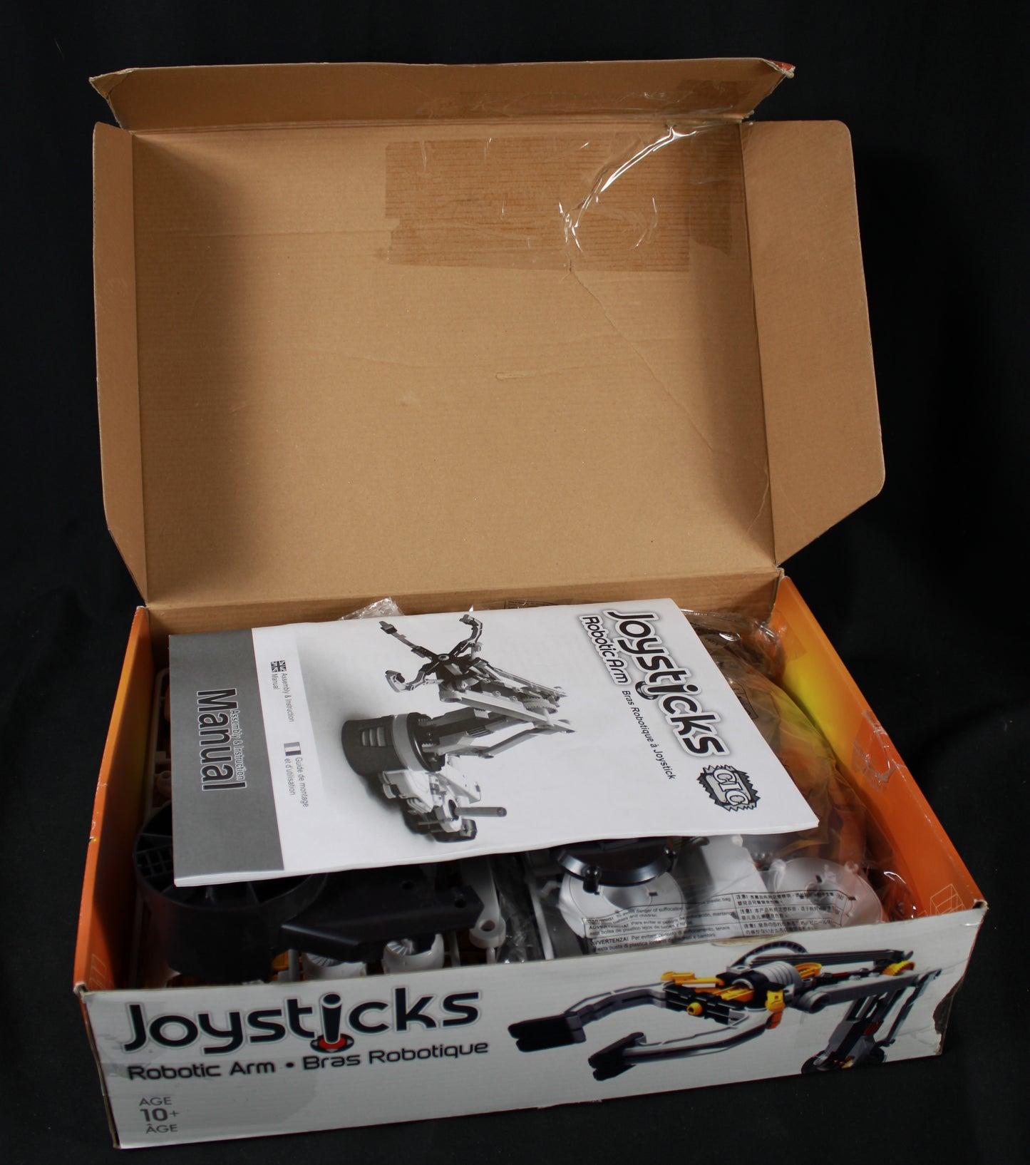CIC Joysticks Robotic Arm - Complete 4-Axis STEM Engineering Kit