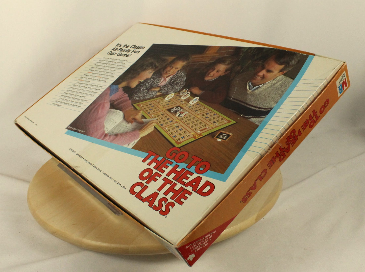 Vintage 1986 Go To The Head Of The Class Board Game