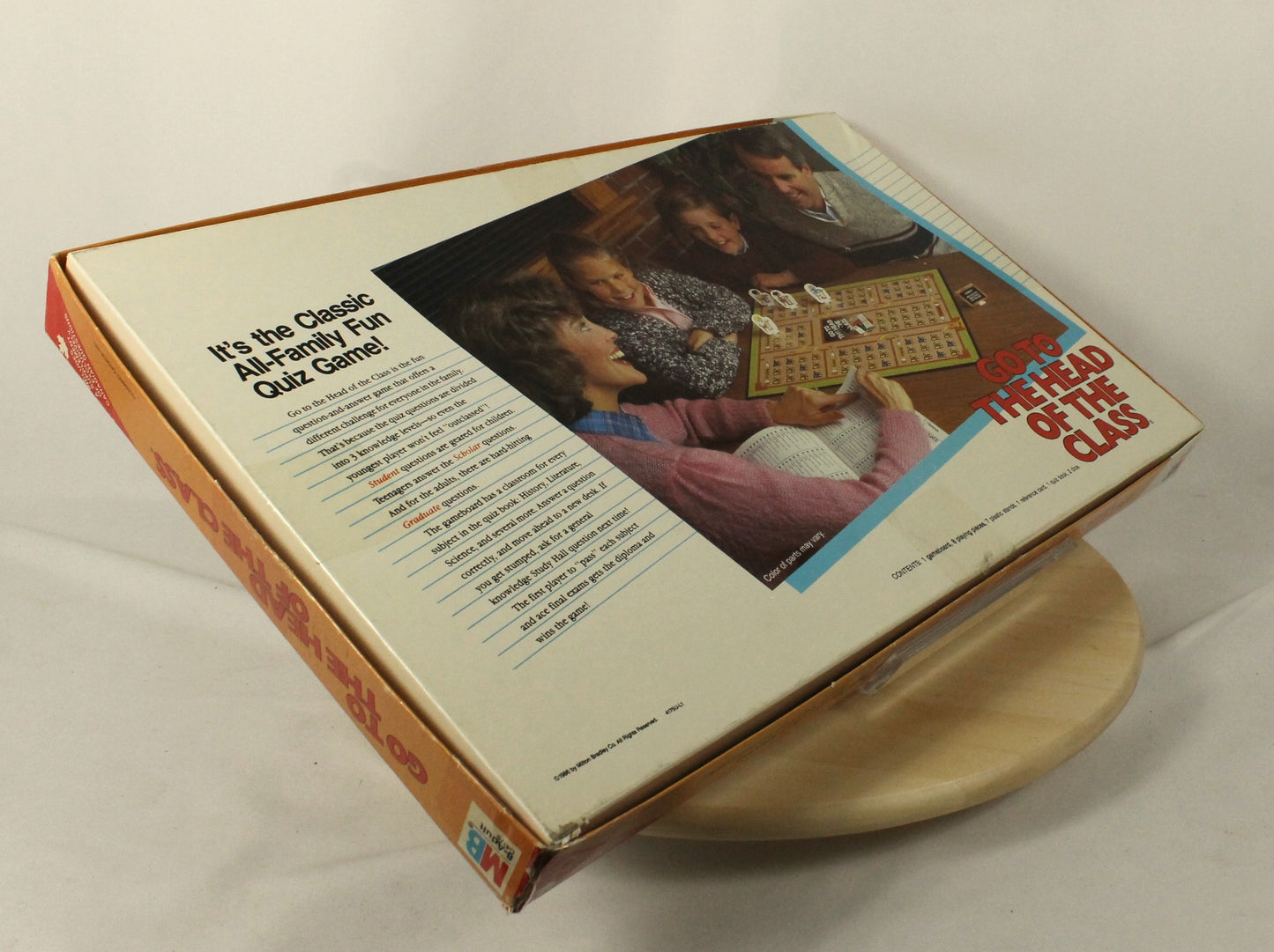 Vintage 1986 Go To The Head Of The Class Board Game