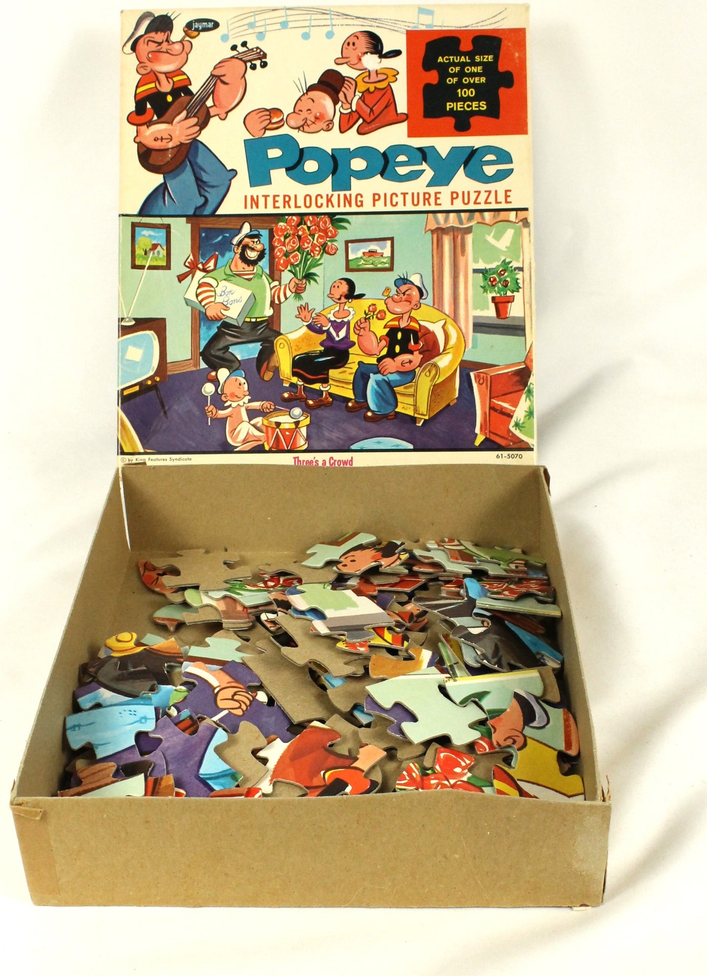 Vintage Jaymar Popeye Puzzle
