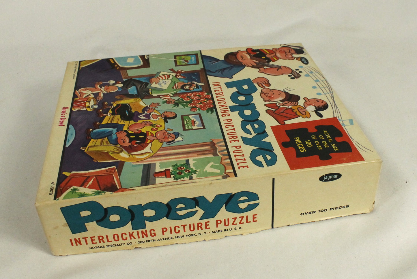 Vintage Jaymar Popeye Puzzle