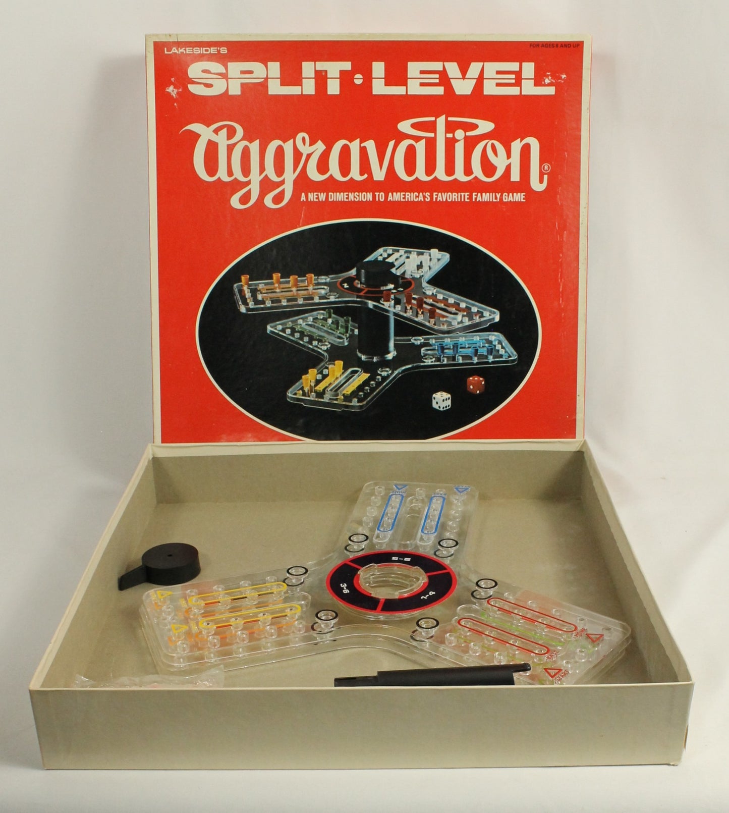 Lakeside Split-Level Aggravation Board Game