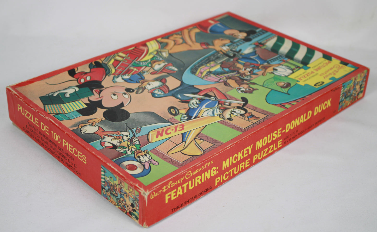 Vintage Jigsaw Puzzle Lot: Bugs Bunny, Disney Mickey Mouse, Ravensburger