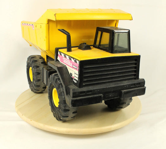 Vintage Tonka Mighty 768 Yellow Dump Truck – Heavy Duty Steel Construction Toy