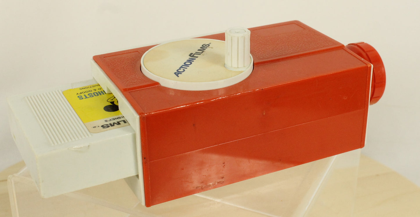 Vintage 1970's Action Films Disney Movie Viewer & Cartridge