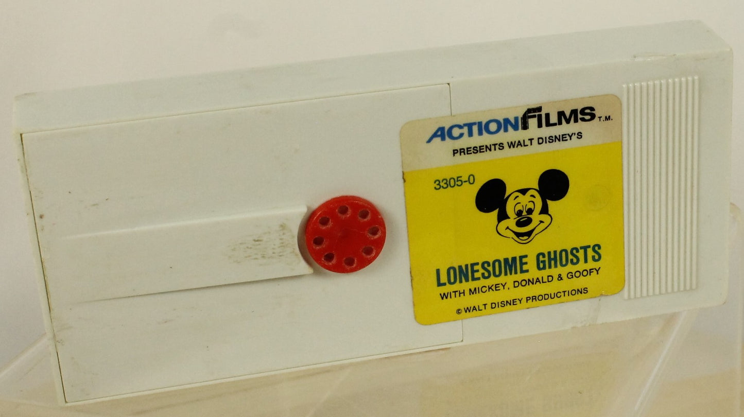 Vintage 1970's Action Films Disney Movie Viewer & Cartridge