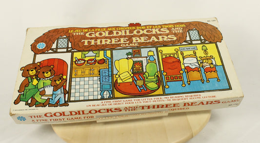 Vintage Goldilocks and 3 Bears Board Game
