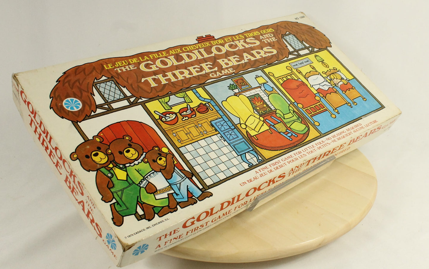 Vintage Goldilocks and 3 Bears Board Game