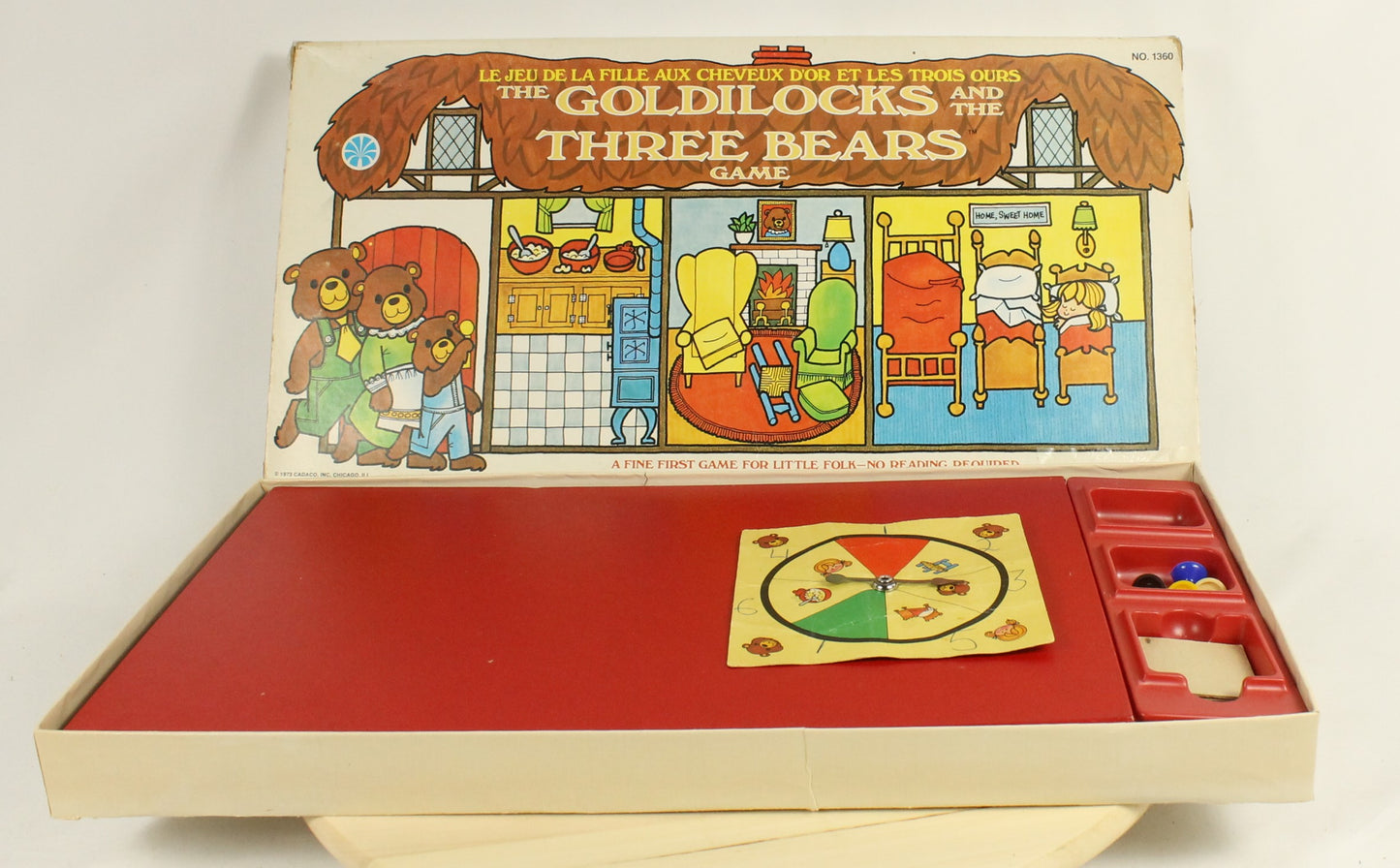 Vintage Goldilocks and 3 Bears Board Game