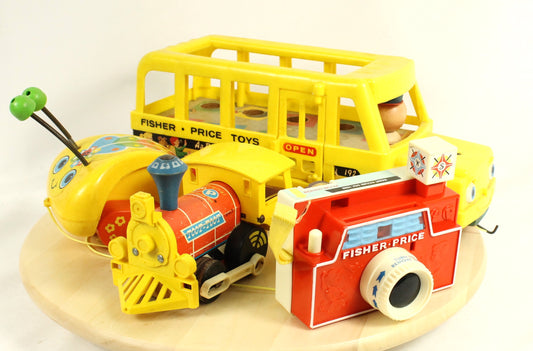 Lot of 4 Small Fisher-Price Toys