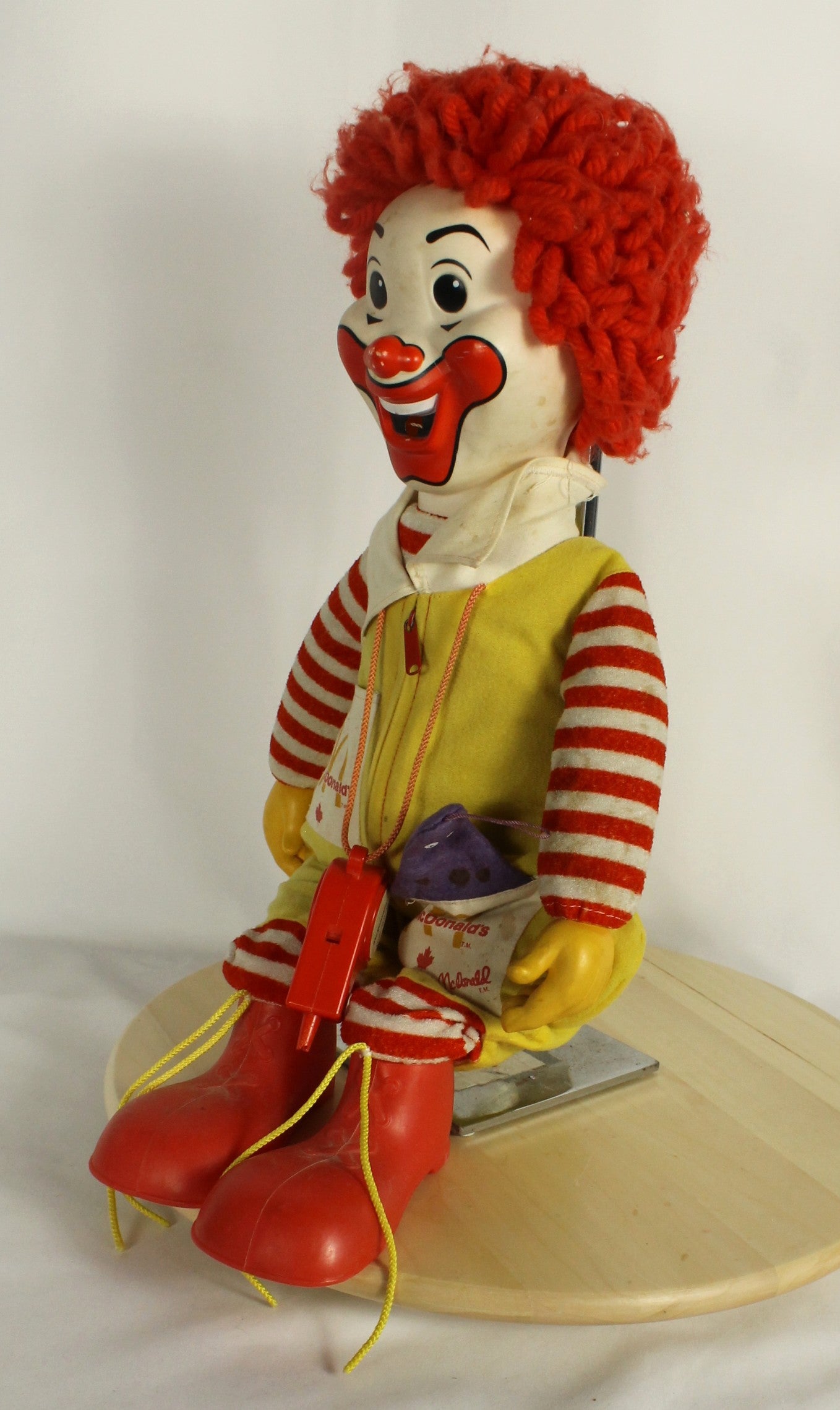 Vintage Ronald McDonald Stuffed Toy