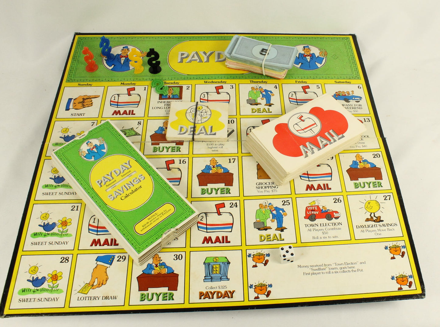Vintage Parker Brother's Payday Board Game