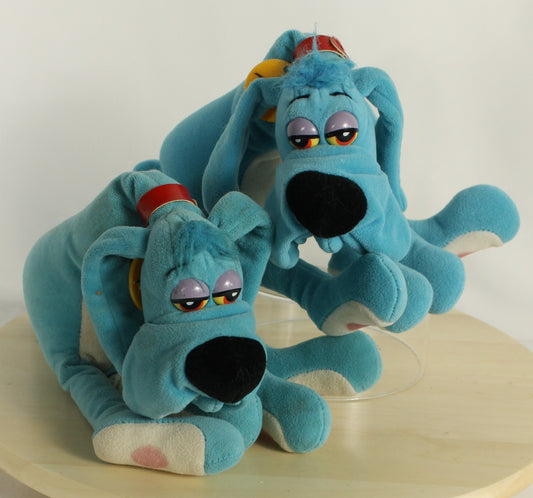 Set of Two Foofur Stuffed Dogs