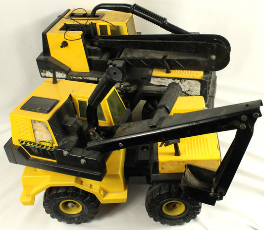 Vintage Tonka Mighty Diesel Loaders – Lot of 2 Construction Trucks