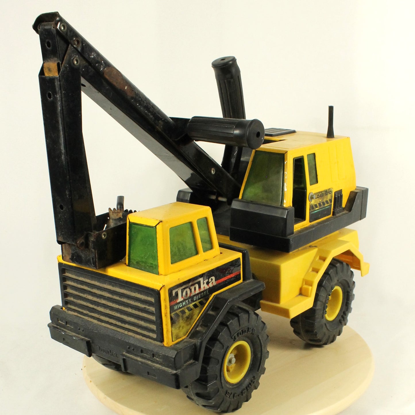 Vintage Tonka Mighty Diesel Loaders – Lot of 2 Construction Trucks