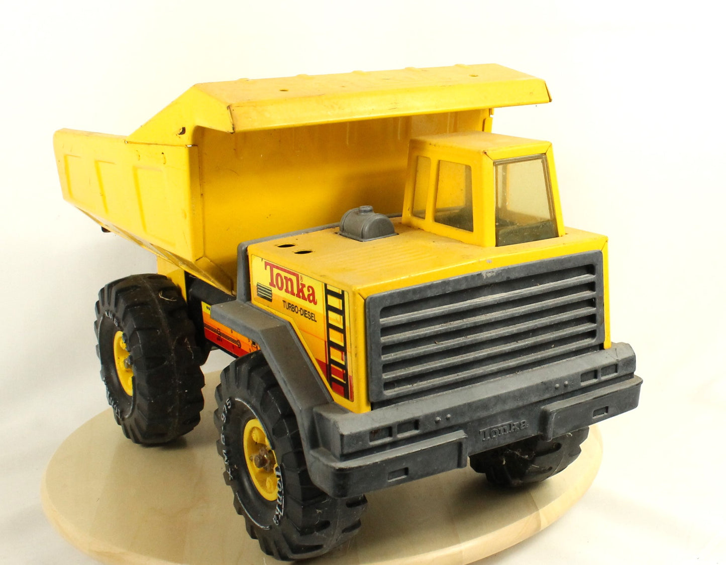 Vintage Tonka Turbo-Diesel Dump Truck & T-6 Bulldozer/Backhoe Metal Construction Vehicle Lot