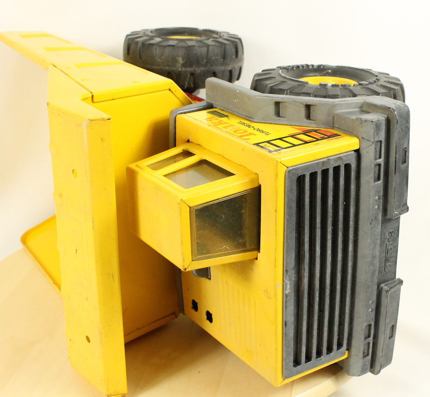 Vintage Tonka Turbo-Diesel Dump Truck & T-6 Bulldozer/Backhoe Metal Construction Vehicle Lot