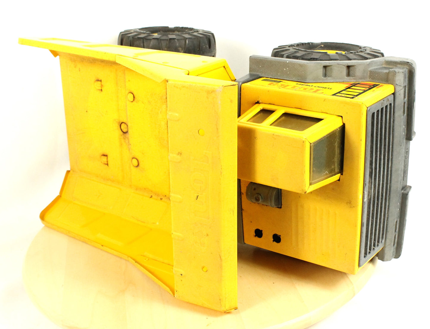 Vintage Tonka Turbo-Diesel Dump Truck & T-6 Bulldozer/Backhoe Metal Construction Vehicle Lot