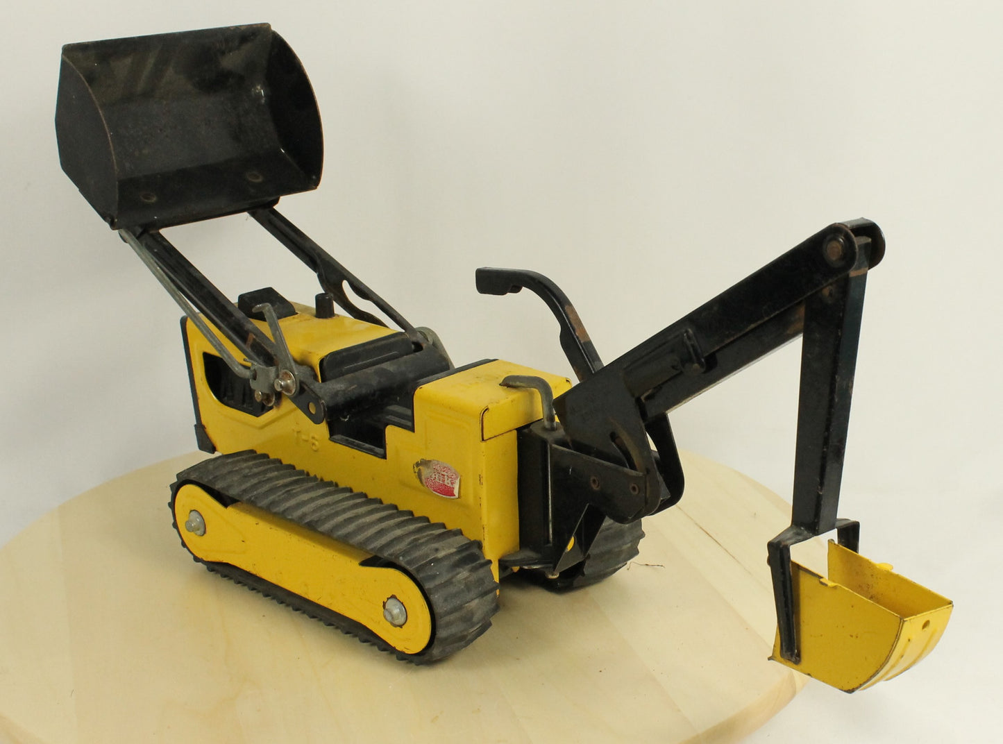 Vintage Tonka Turbo-Diesel Dump Truck & T-6 Bulldozer/Backhoe Metal Construction Vehicle Lot
