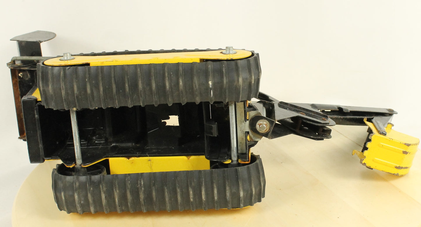 Vintage Tonka Turbo-Diesel Dump Truck & T-6 Bulldozer/Backhoe Metal Construction Vehicle Lot