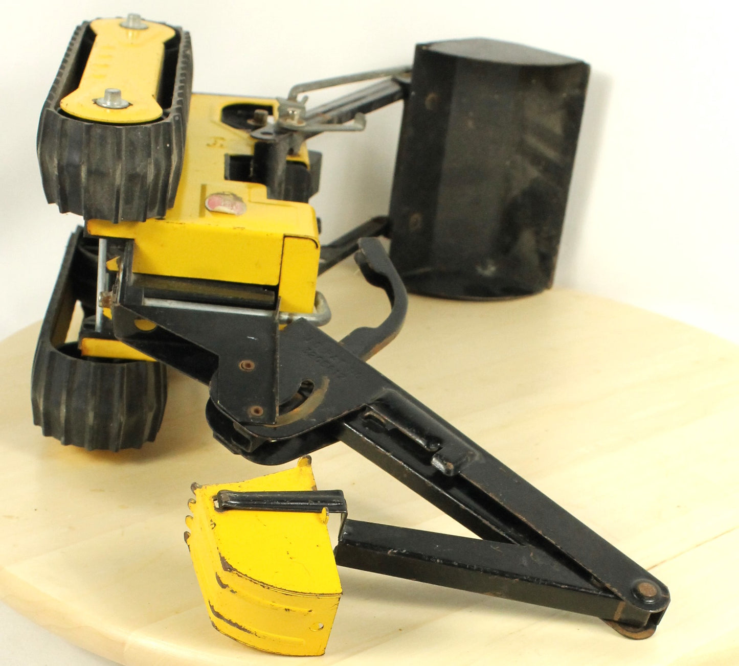 Vintage Tonka Turbo-Diesel Dump Truck & T-6 Bulldozer/Backhoe Metal Construction Vehicle Lot