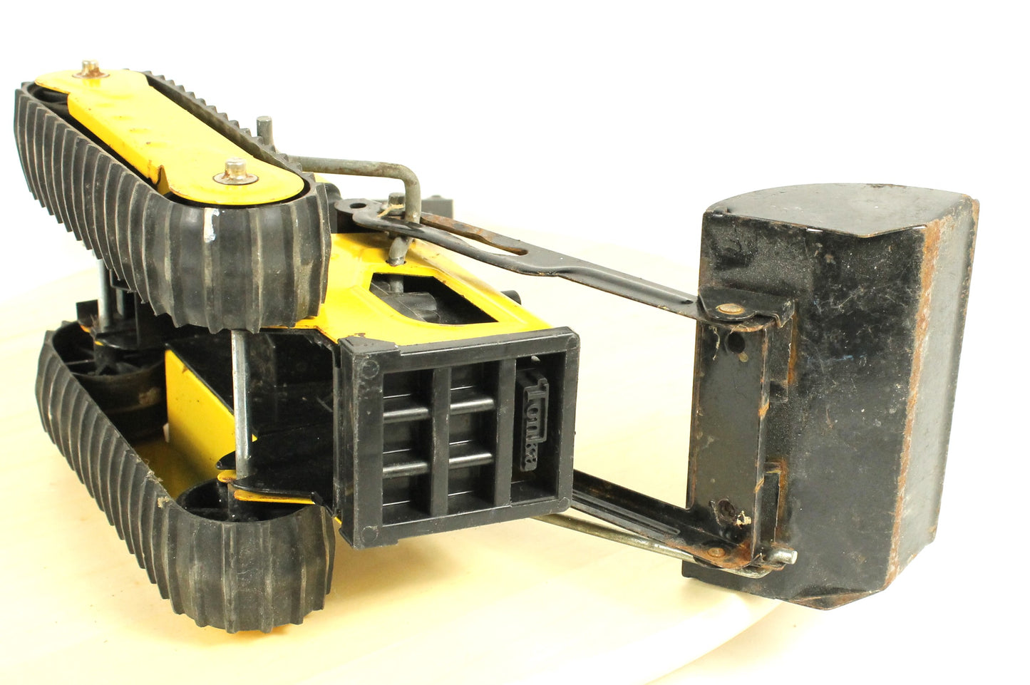 Vintage Tonka Turbo-Diesel Dump Truck & T-6 Bulldozer/Backhoe Metal Construction Vehicle Lot