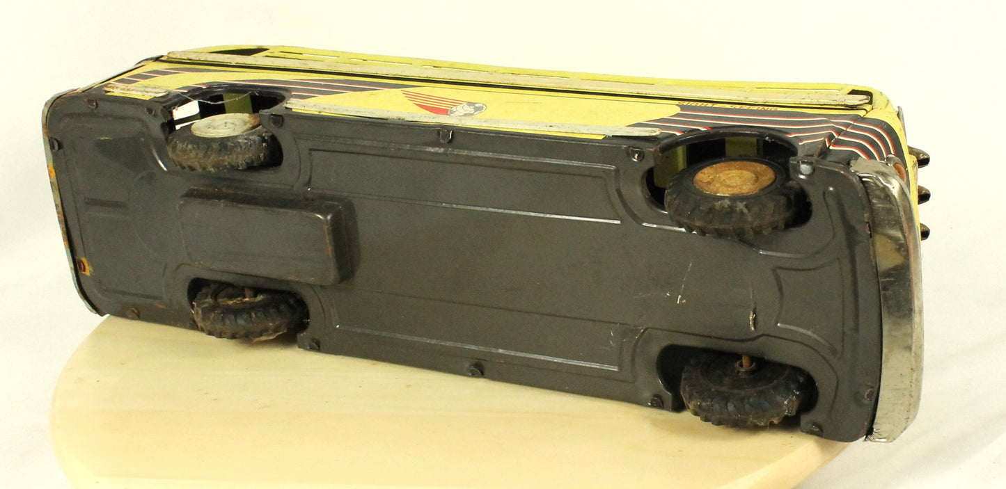 Vintage Tin Sight-Seeing Tour Bus Toy