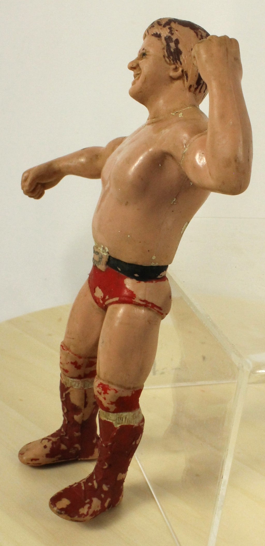 Vintage WWF Wrestling Figures Lot – Mean Gene Okerlund, Wrestlers – 1980s Collectibles