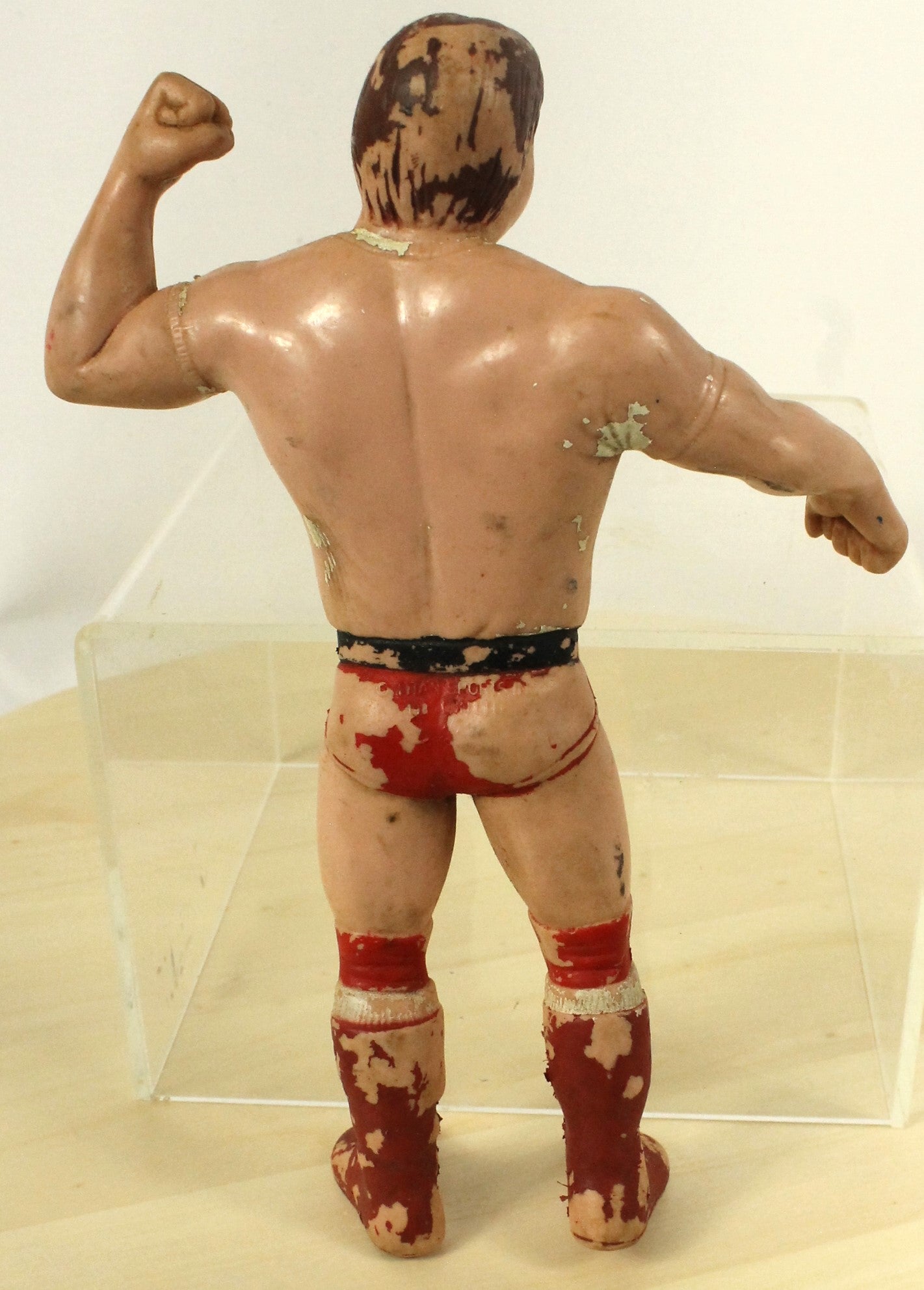 Vintage WWF Wrestling Figures Lot – Mean Gene Okerlund, Wrestlers – 1980s Collectibles
